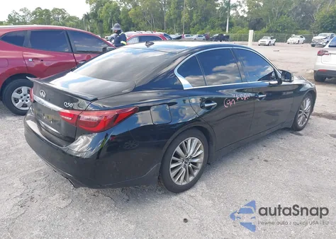 2021 Infiniti Q50 Luxe z USA, uszkodzony, nr VIN JN1EV7BPXMM700359
